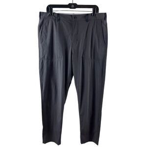 Macpac Mens Trekker Pertex Equilibrium Softshell Nylon Pants XL Charcoal Gray